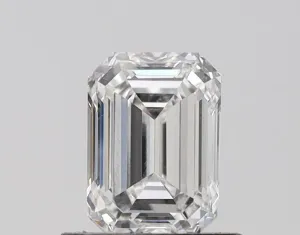 1.06 carat E-VVS2 Emerald Cut Lab Grown Diamond