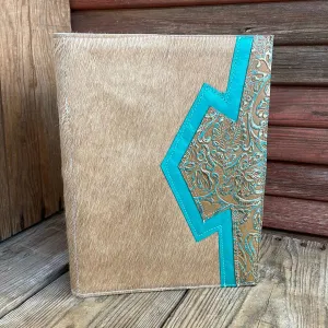 147 Large Notepad Cover - Palomino w/ Patina Tool