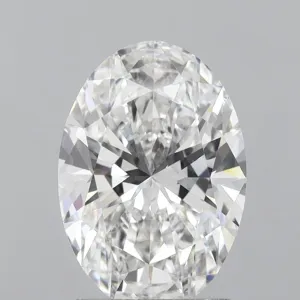 2.06 carat E-VS1 Oval Cut Lab Grown Diamond
