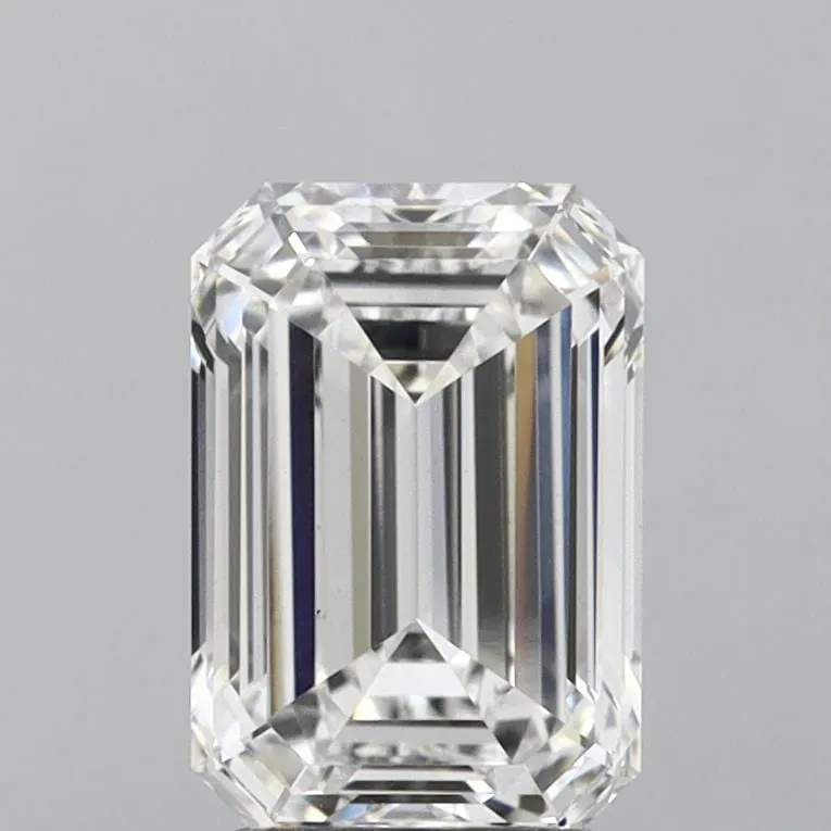 2.2 carat E-VS1 Emerald Cut Lab Grown Diamond