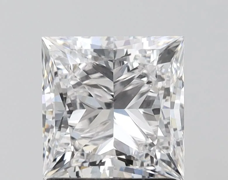 2.49 carat E-VVS2 Princess Cut Lab Grown Diamond