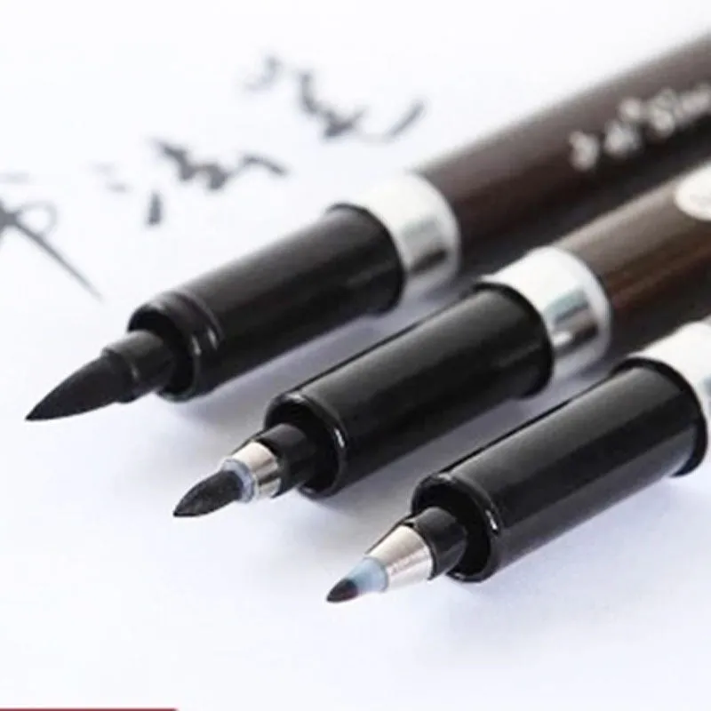 3 pcs Multi-function Calligraphy Pen Marker
