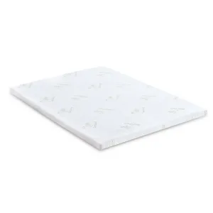 8cm Thickness Cool Gel Memory Foam Mattress Topper Bamboo Fabric Double