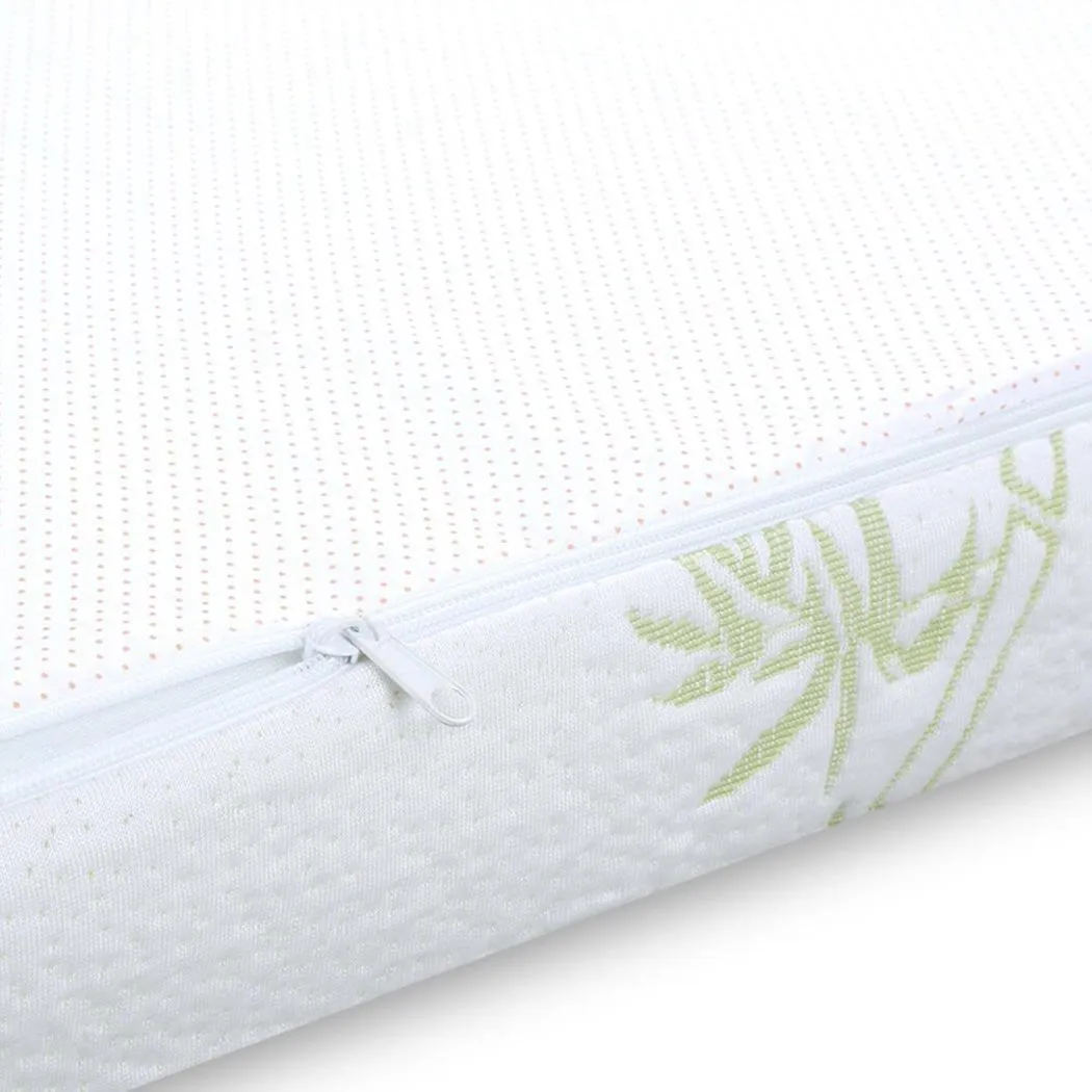 8cm Thickness Cool Gel Memory Foam Mattress Topper Bamboo Fabric Double
