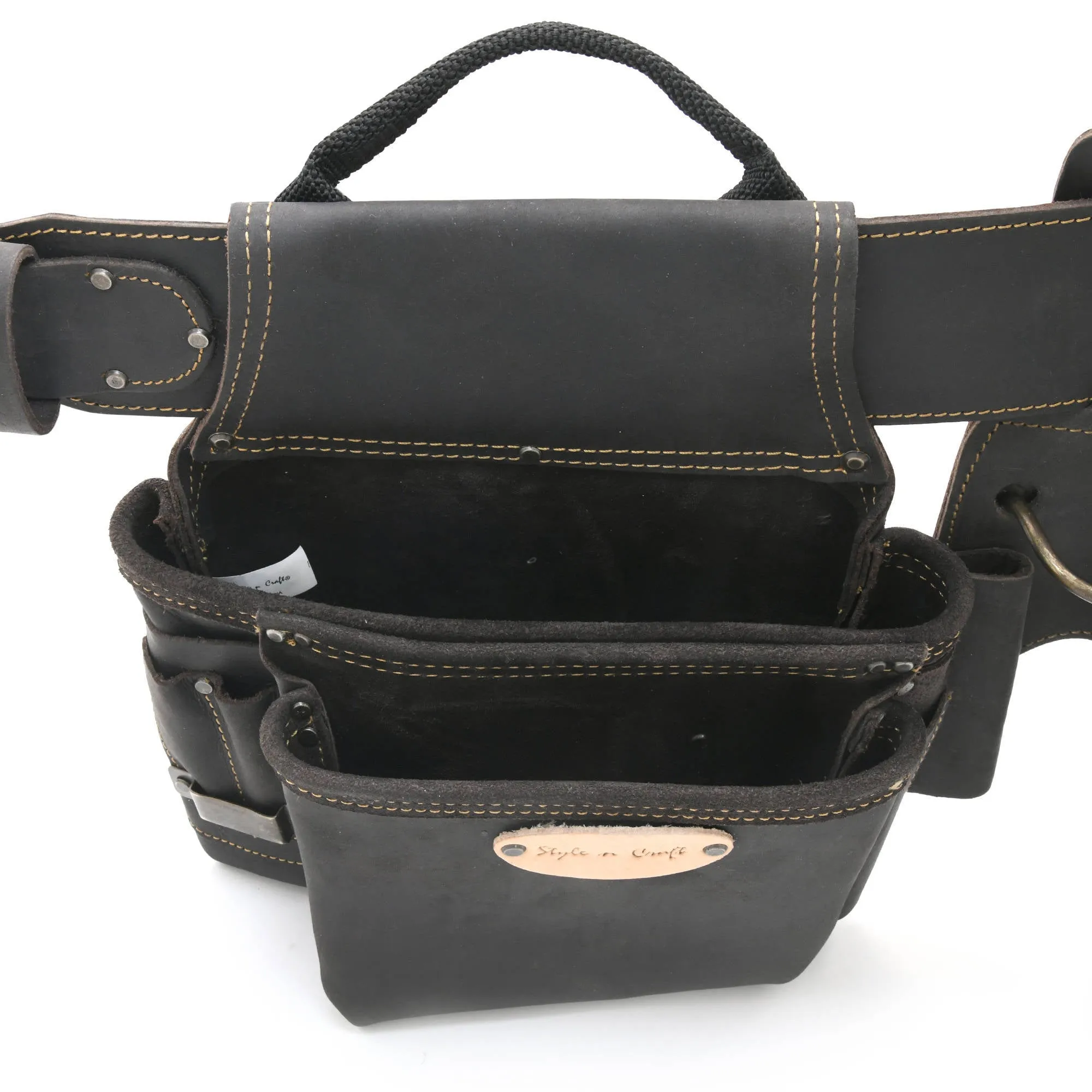 90429 - 4 Piece 17 Pocket Pro Framer's Combo in Oiled Leather | Style n Craft