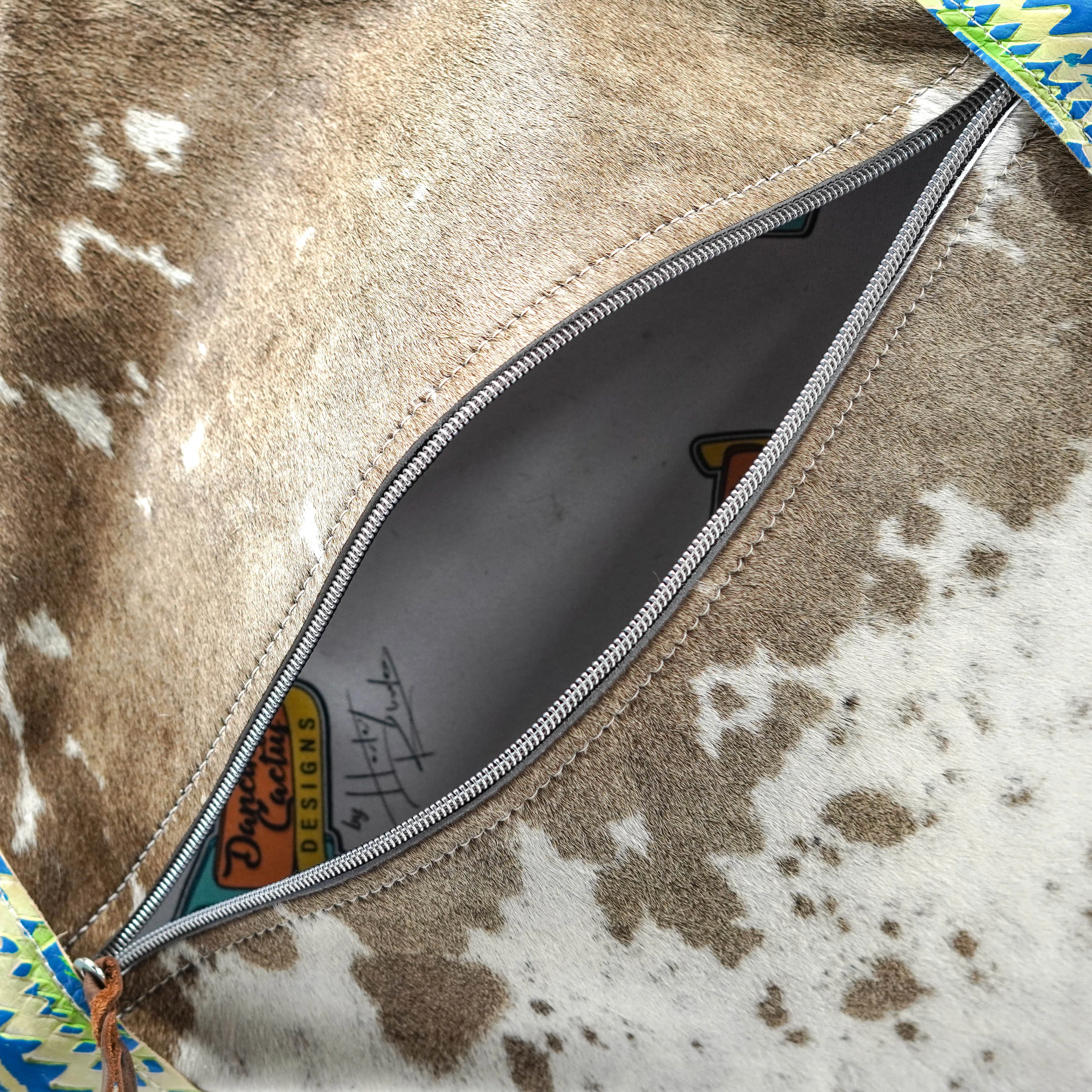 Accessory Bag - Oil Spot w/ Neon Trip Aztec