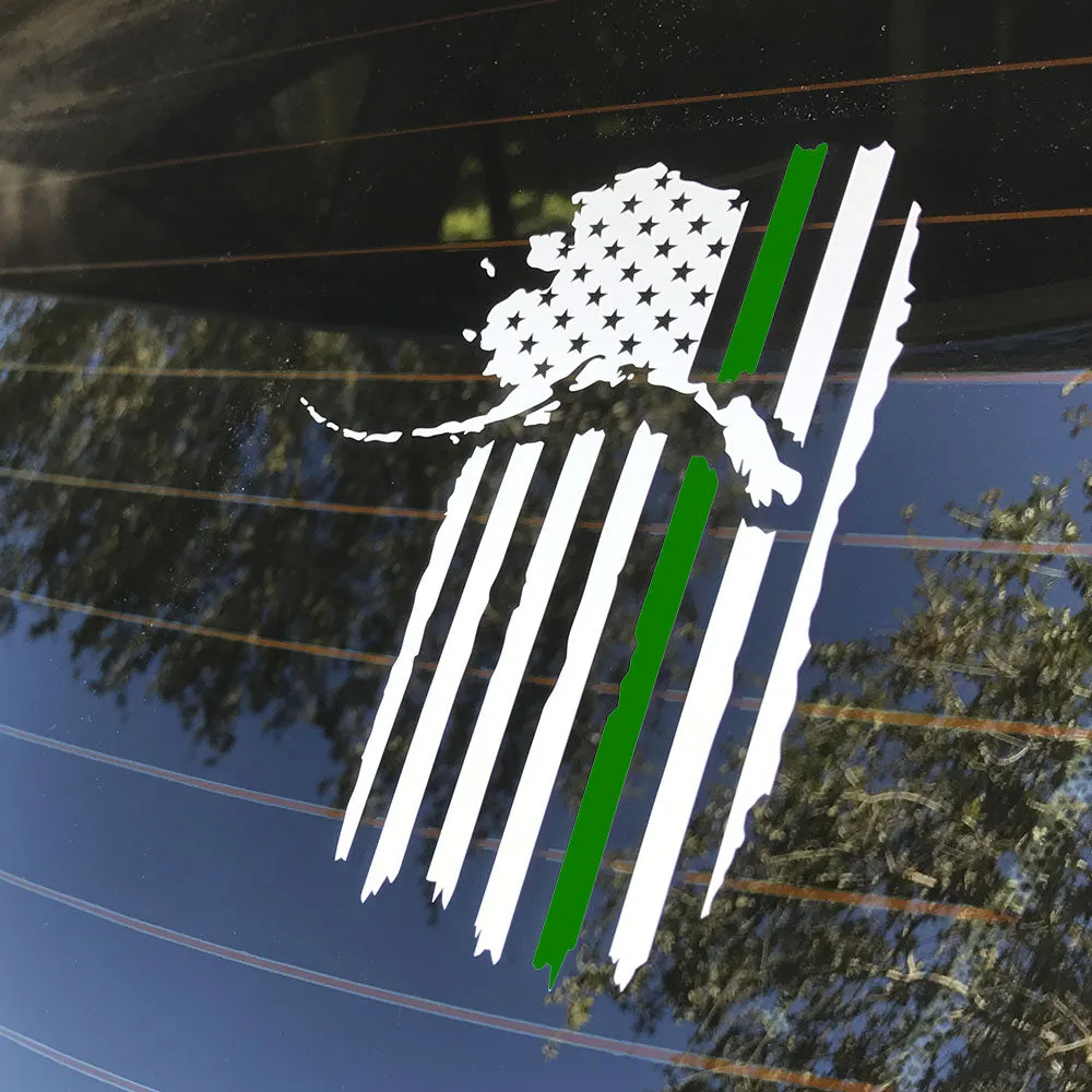Alaskan Patriot Veteran Support Decal