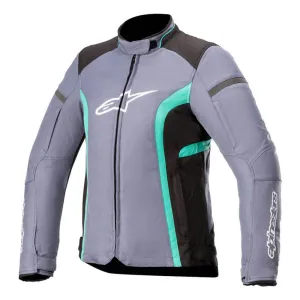 Alpinestars Stella T-Kira V2 Waterproof Women's Textile Jacket Slate / Peacock / Green
