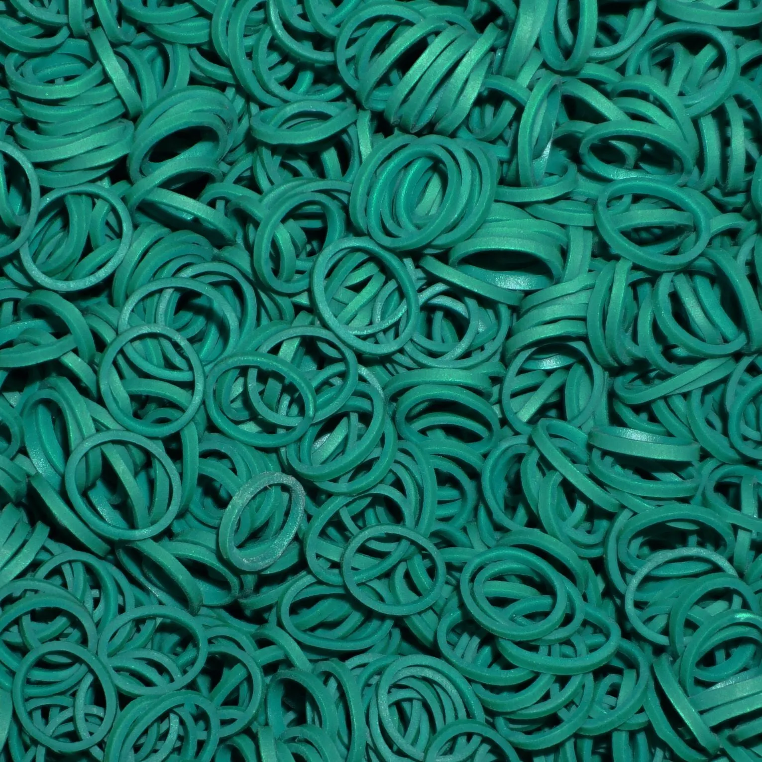 Amelia Beauty | 1/2in, Green, Elastic Rubber Band Pony Tail Holders | Made in USA, Ideal for Ponytails, Braids, Twists, Dreadlocks, Styling Accessories for Women, Men and Girls | 500 Pack