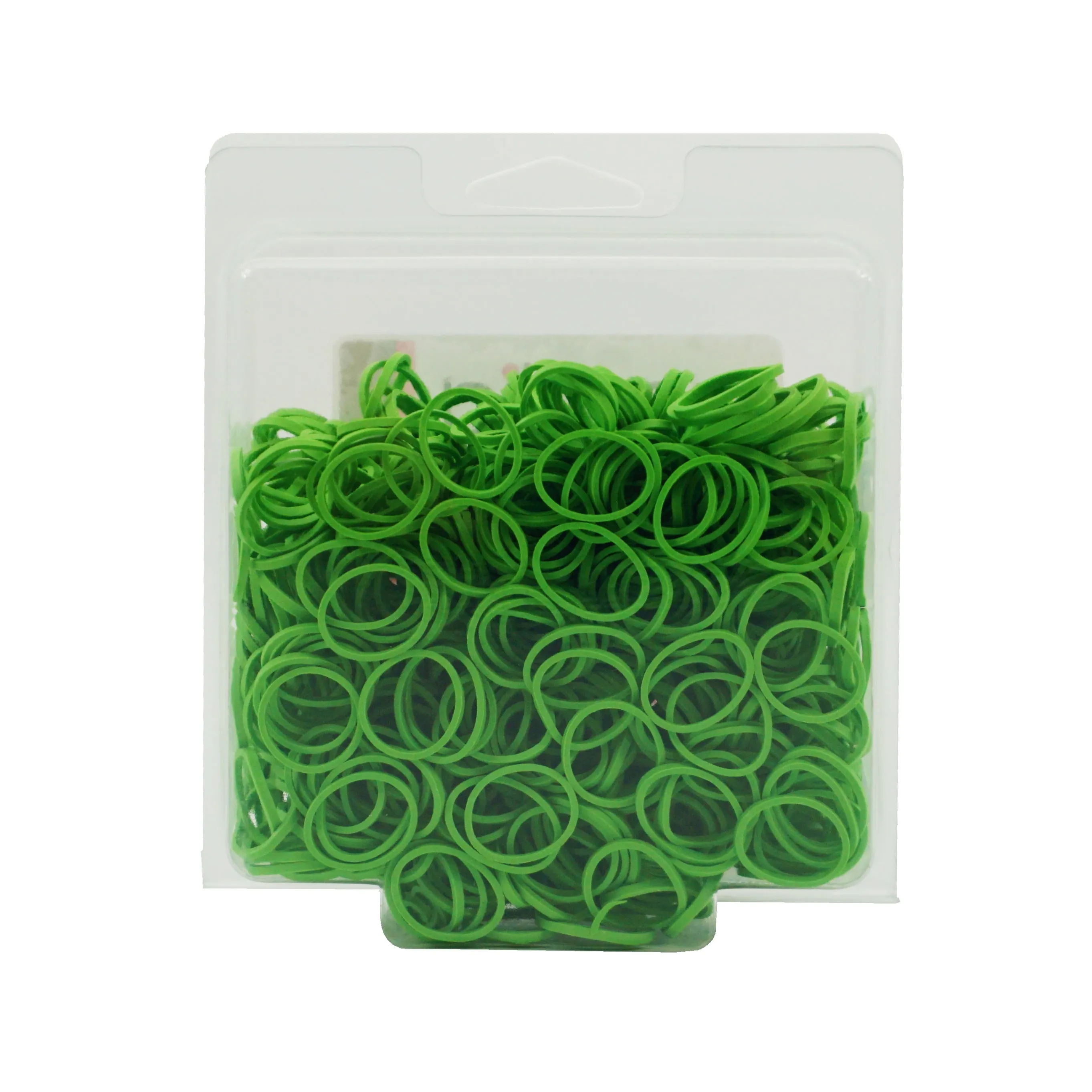 Amelia Beauty | 1/2in, Lime, Elastic Rubber Band Pony Tail Holders | Made in USA, Ideal for Ponytails, Braids, Twists, Dreadlocks, Styling Accessories for Women, Men and Girls | 1000 Pack