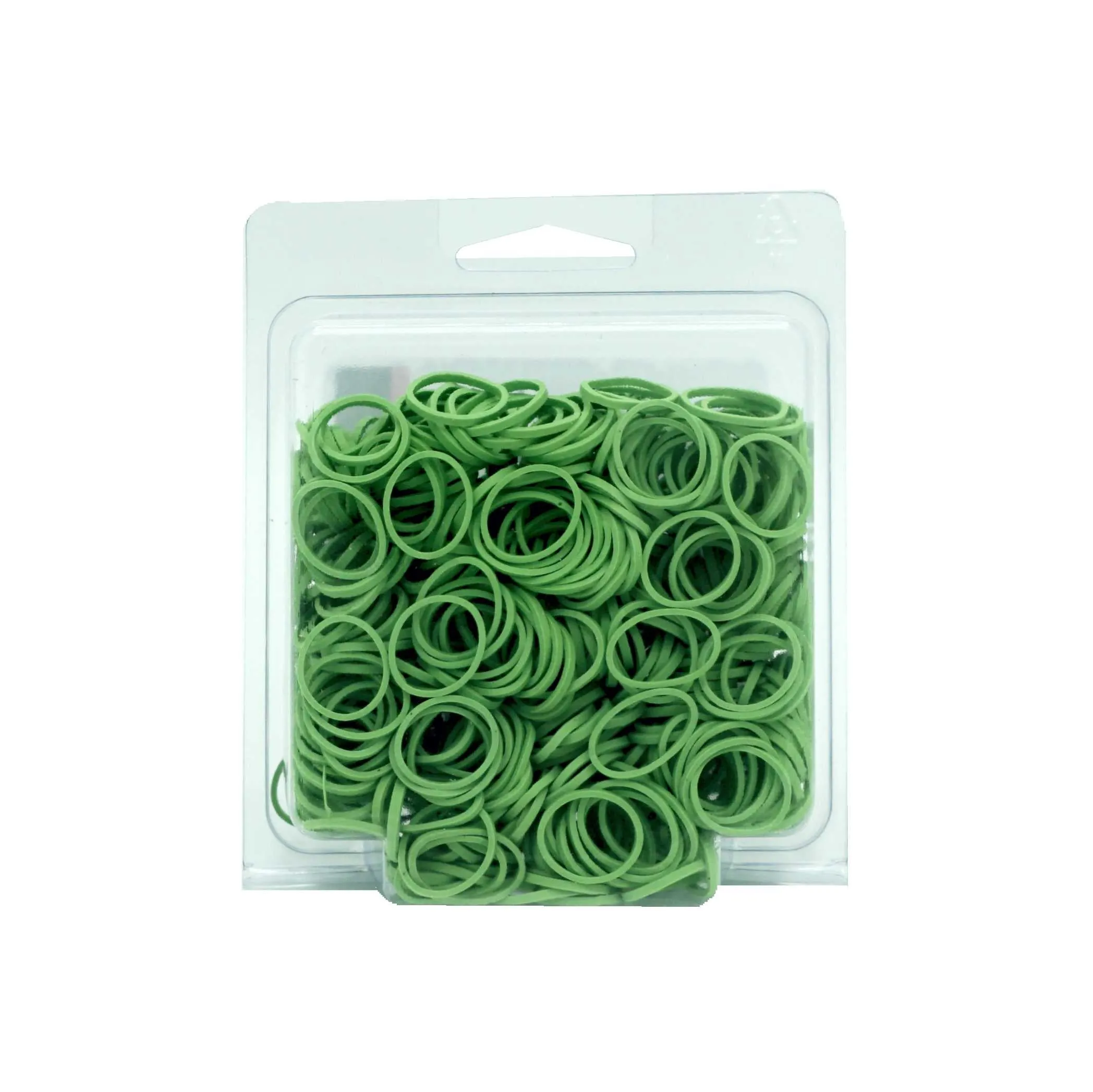 Amelia Beauty | 1/2in, Lime, Elastic Rubber Band Pony Tail Holders | Made in USA, Ideal for Ponytails, Braids, Twists, Dreadlocks, Styling Accessories for Women, Men and Girls | 500 Pack