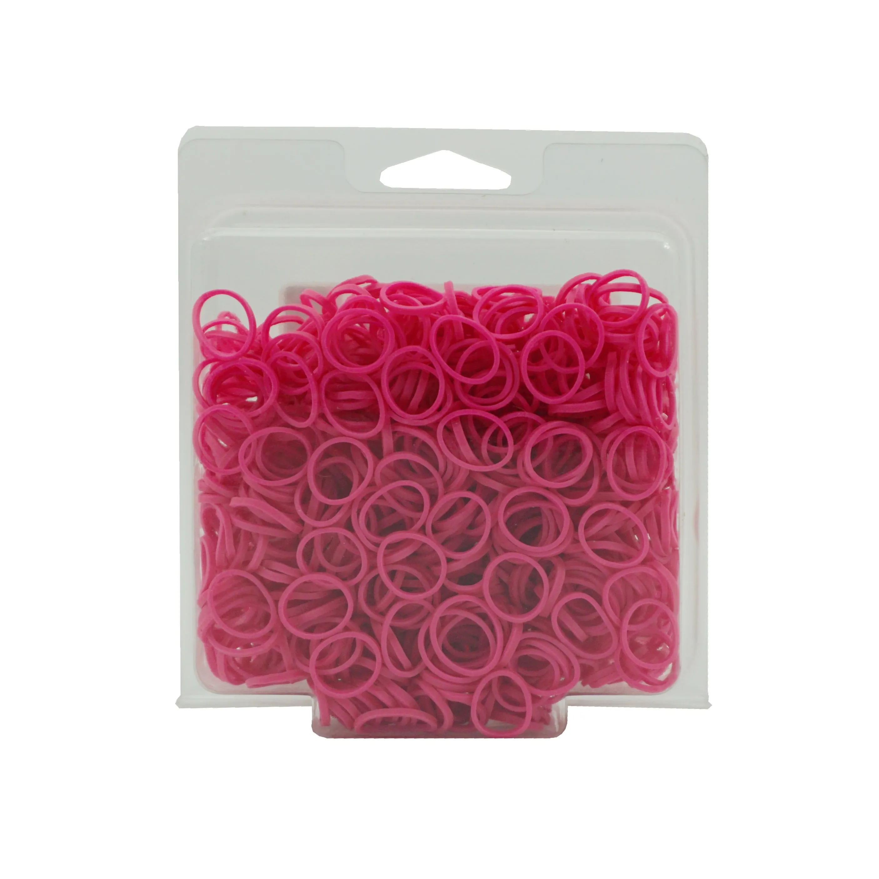 Amelia Beauty | 1/2in, Pink, Elastic Rubber Band Pony Tail Holders | Made in USA, Ideal for Ponytails, Braids, Twists, Dreadlocks, Styling Accessories for Women, Men and Girls | 1000 Pack