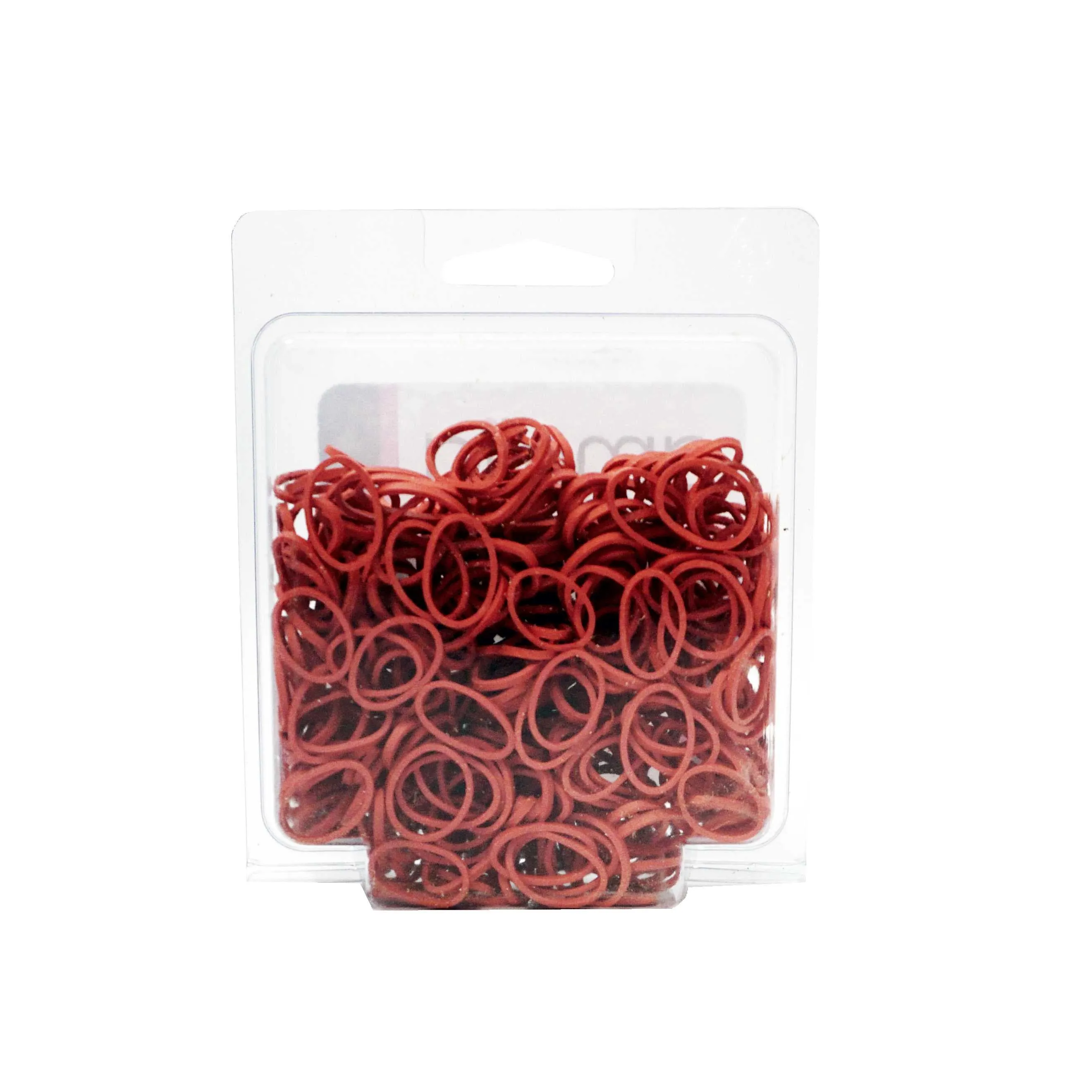 Amelia Beauty | 1/2in, Red, Elastic Rubber Band Pony Tail Holders | Made in USA, Ideal for Ponytails, Braids, Twists, Dreadlocks, Styling Accessories for Women, Men and Girls | 500 Pack