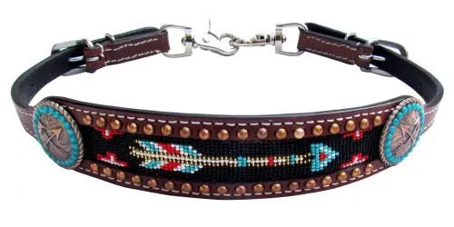 Arrow Beaded Wither Strap