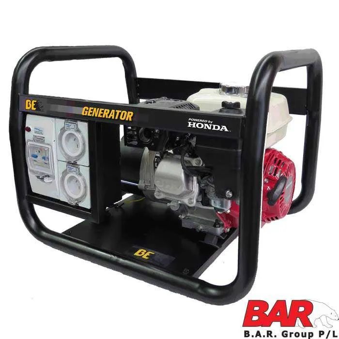 Be Trade-Pro Honda Series Generator 3.8Kva (Max 3400W/240V