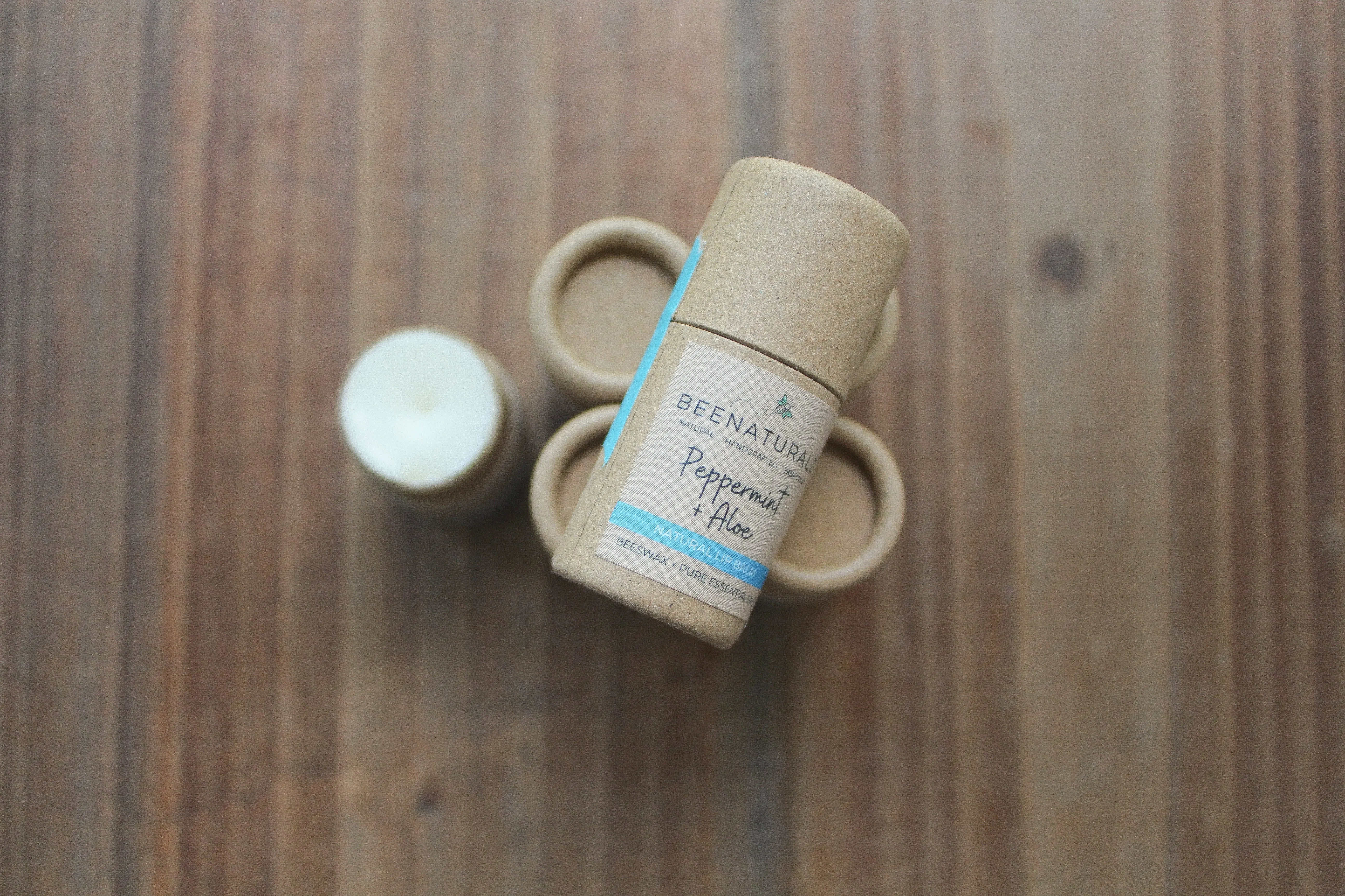 Beeswax Lip Balm - Peppermint   Aloe