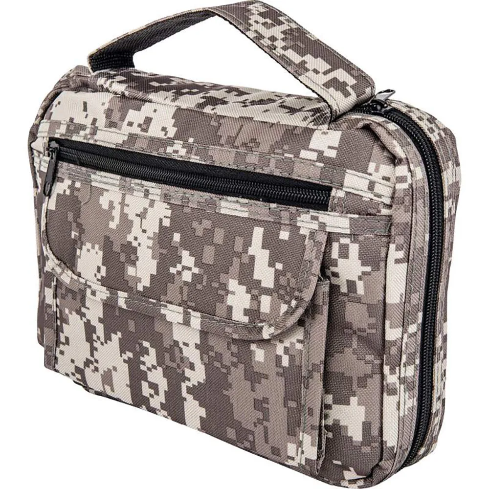 Bible Cover Digital Camo Camouflage Protective Holy Book Tote Carry Case Bag