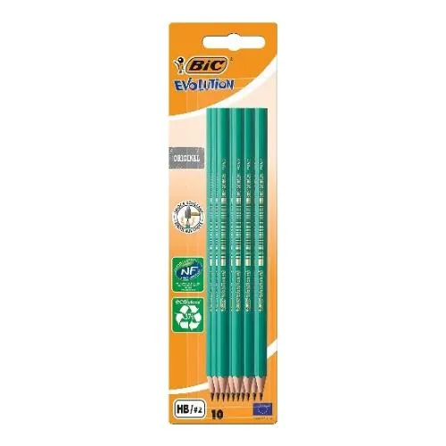 BIC - Card 10 Original Evolution Pencils - HB