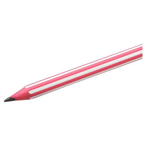 BIC - Card 8 Asst Evolution Pencils & Erasers HB - Stripes