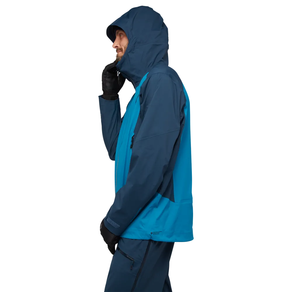 Black Diamond M Recon LT Stretch Shell- Kingfisher/Indigo