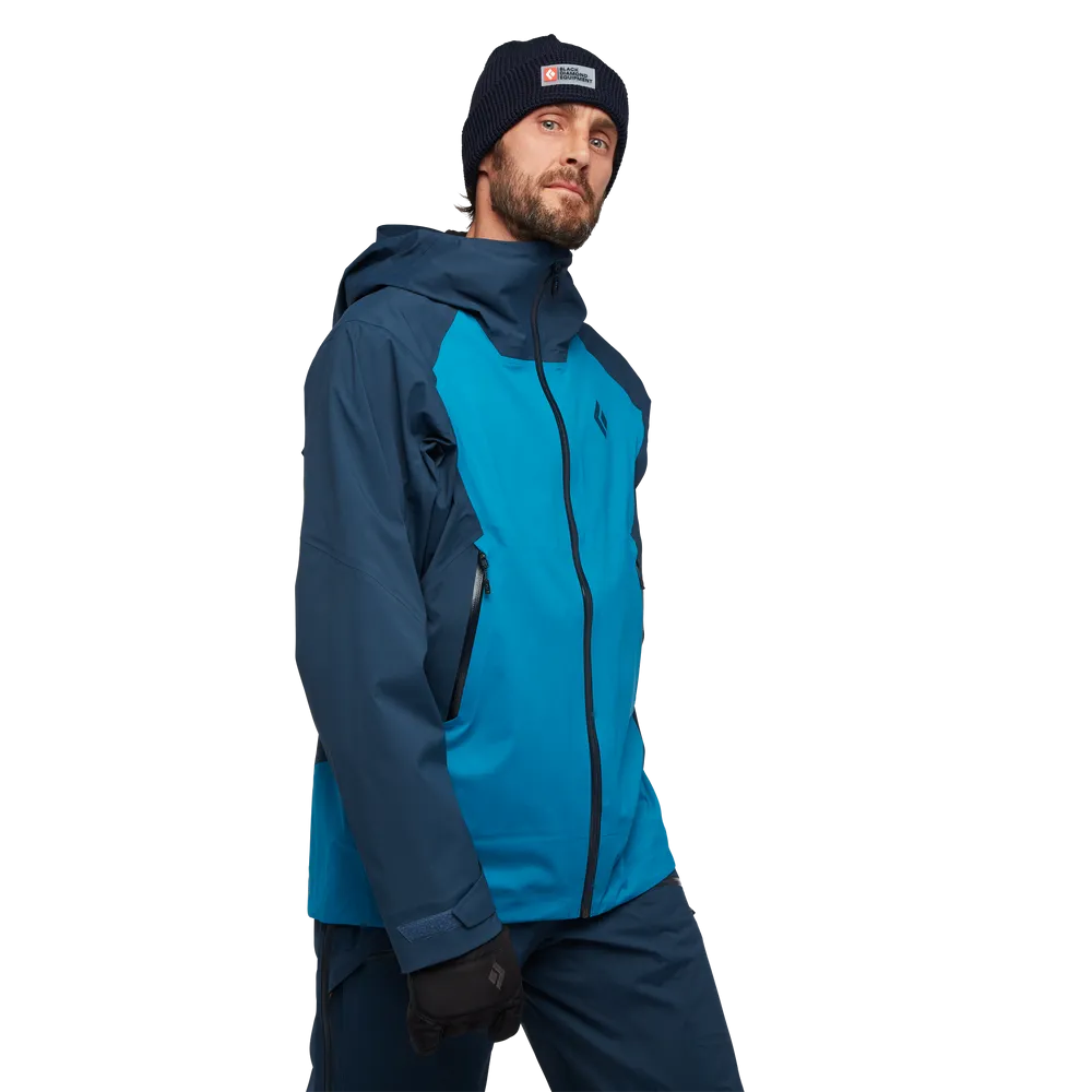 Black Diamond M Recon LT Stretch Shell- Kingfisher/Indigo