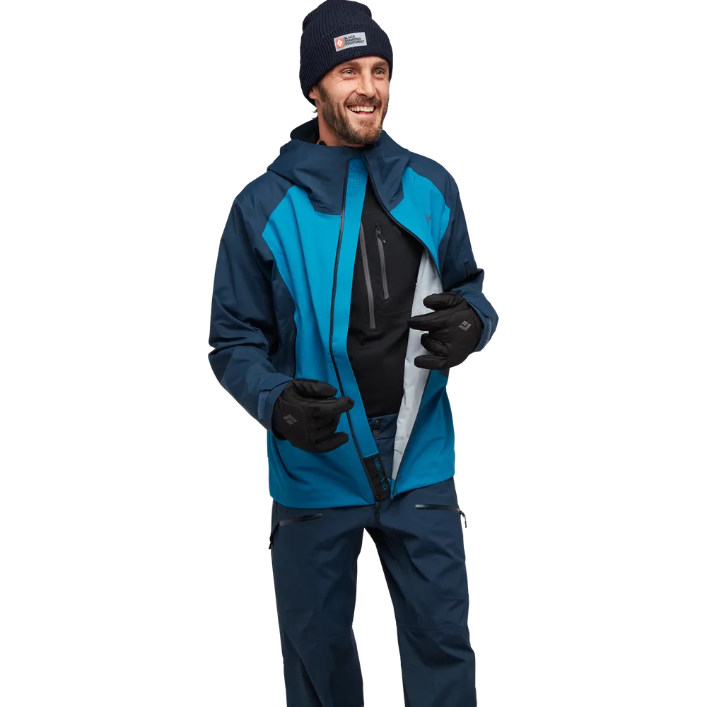 Black Diamond M Recon LT Stretch Shell- Kingfisher/Indigo