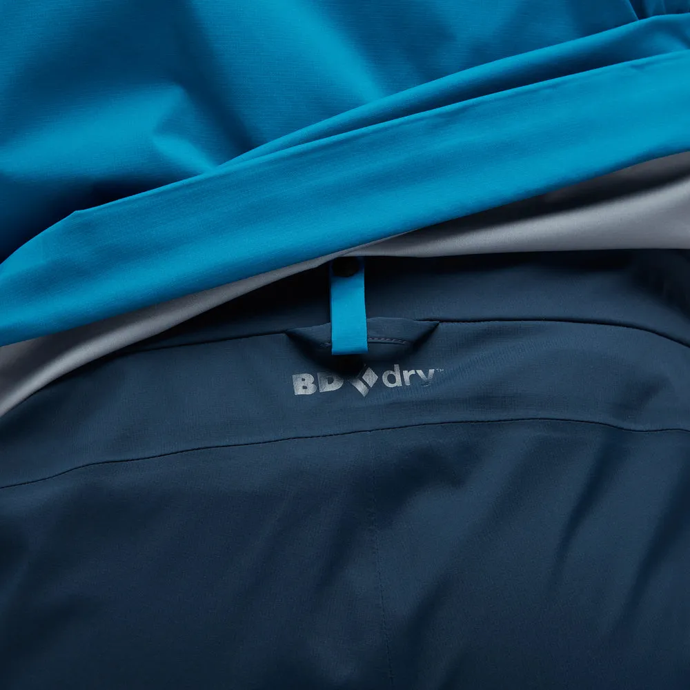 Black Diamond M Recon LT Stretch Shell- Kingfisher/Indigo