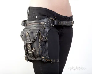 BLASTER 4.0 Black Leather Shoulder Holster and Hip Bag