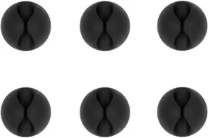 Blupebble - Anchor One Cable Management 6pcs - Black