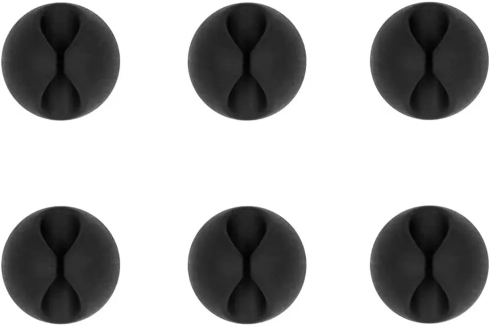Blupebble - Anchor One Cable Management 6pcs - Black