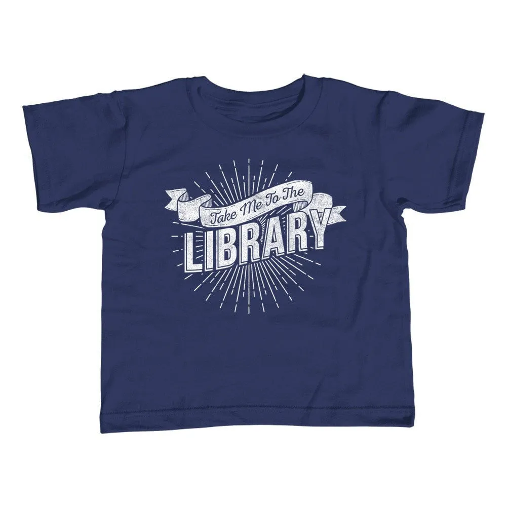 Boy's Take Me To The Library T-Shirt