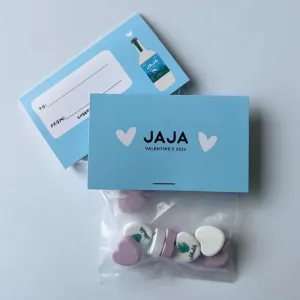 Branded Candy Hearts Personalized Bags - 8 Candies Per Bag (100 Bag Minimum)