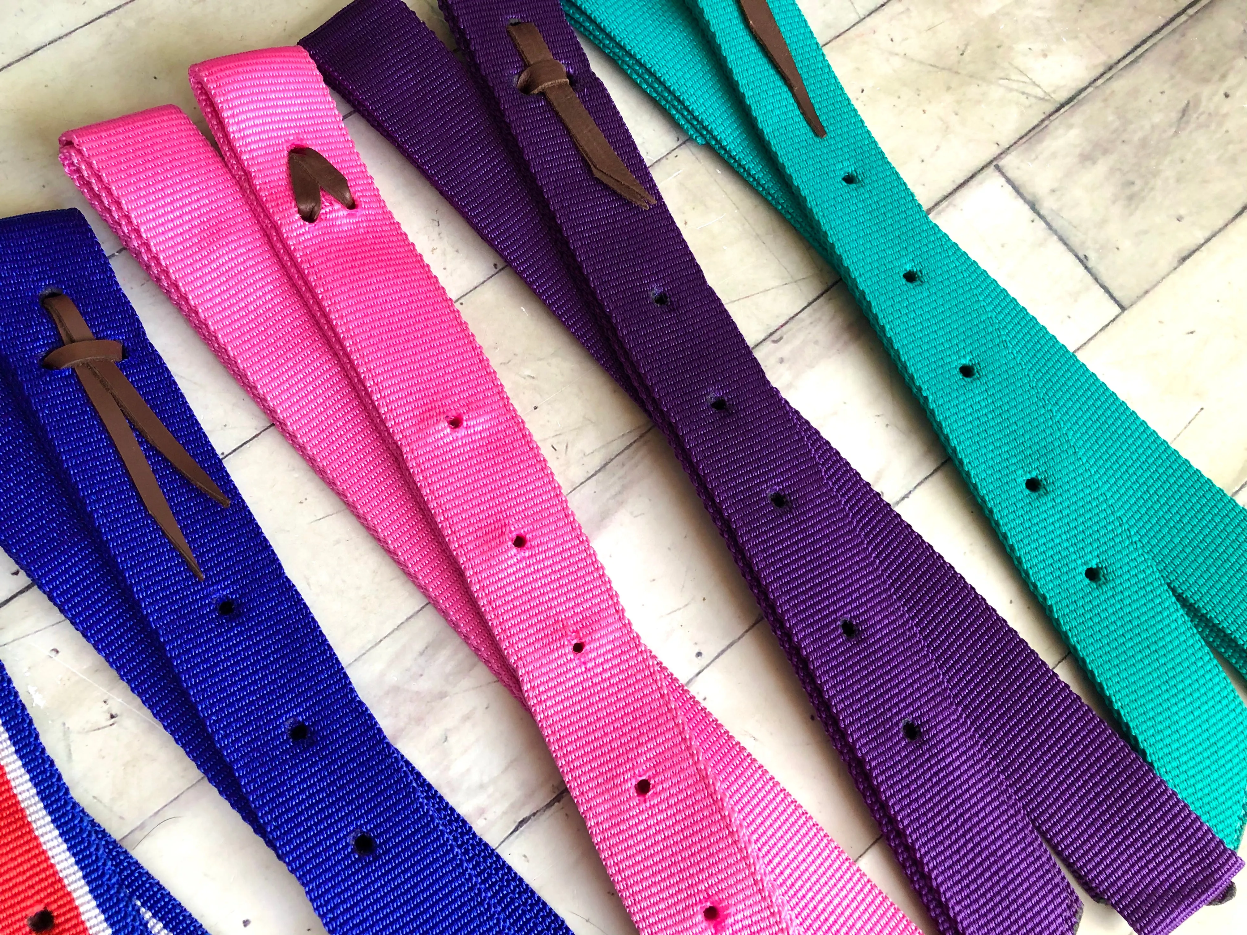 Bubble Gum Pink Cinch Strap Set