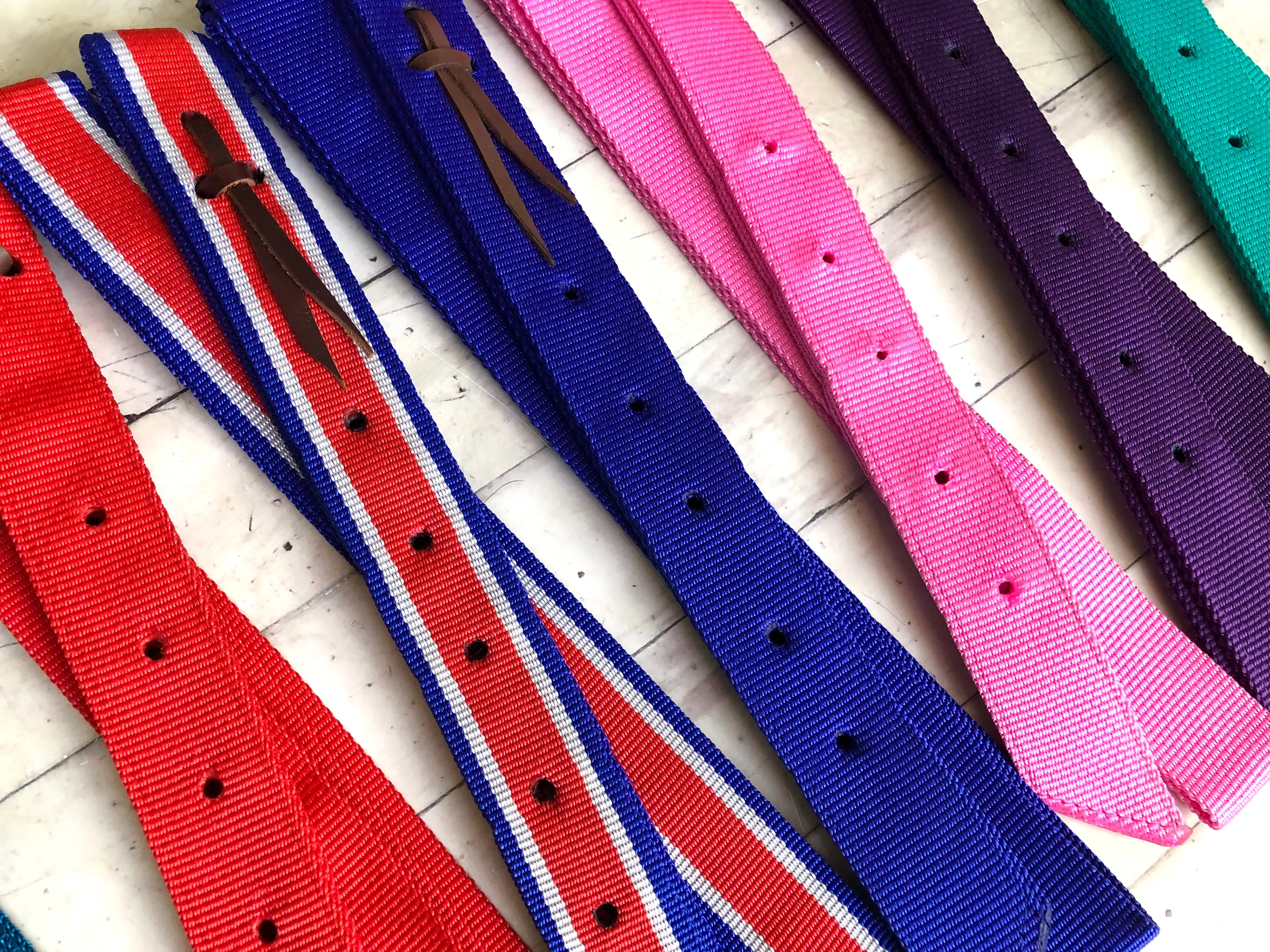 Bubble Gum Pink Cinch Strap Set