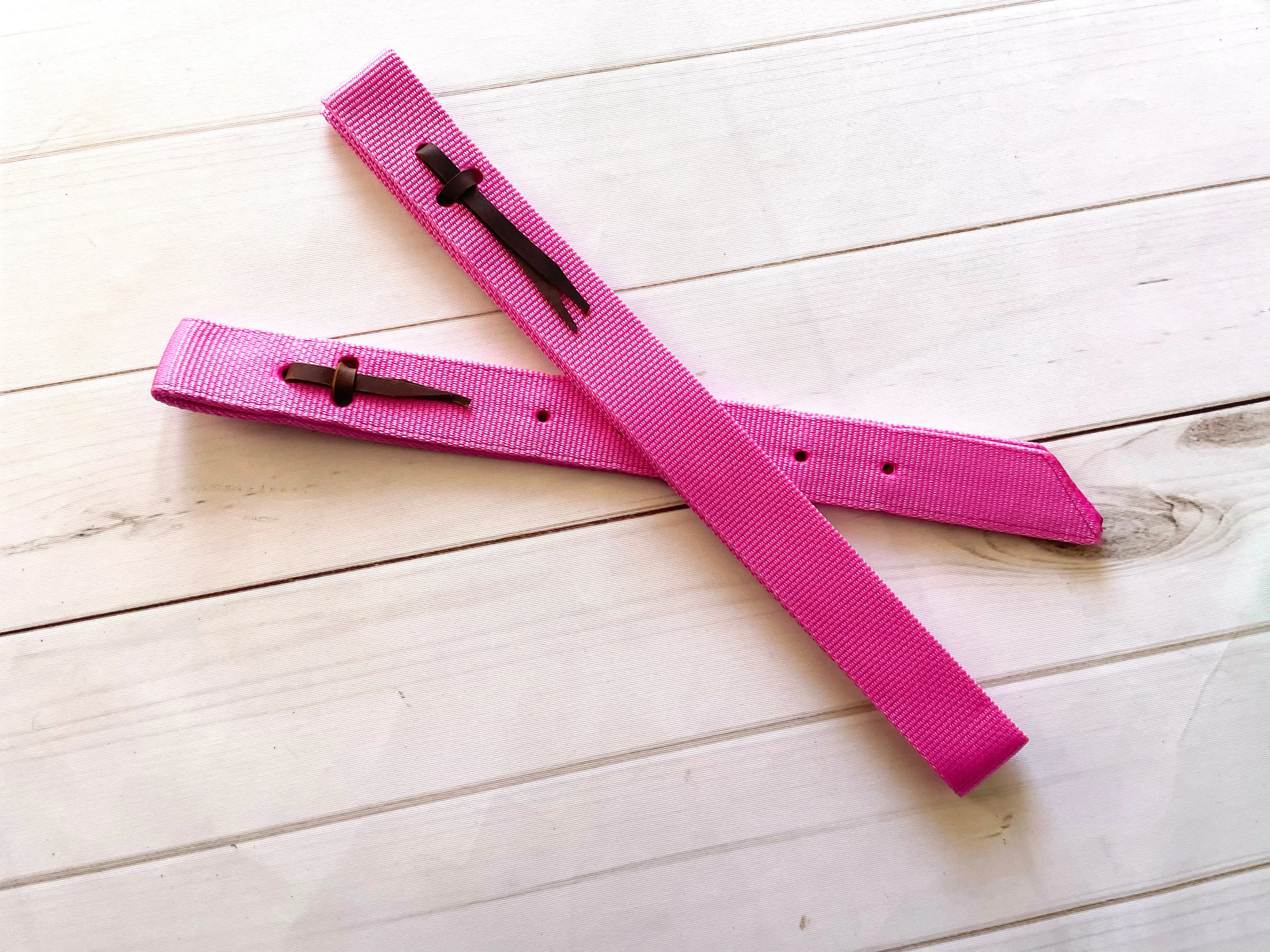 Bubble Gum Pink Cinch Strap Set