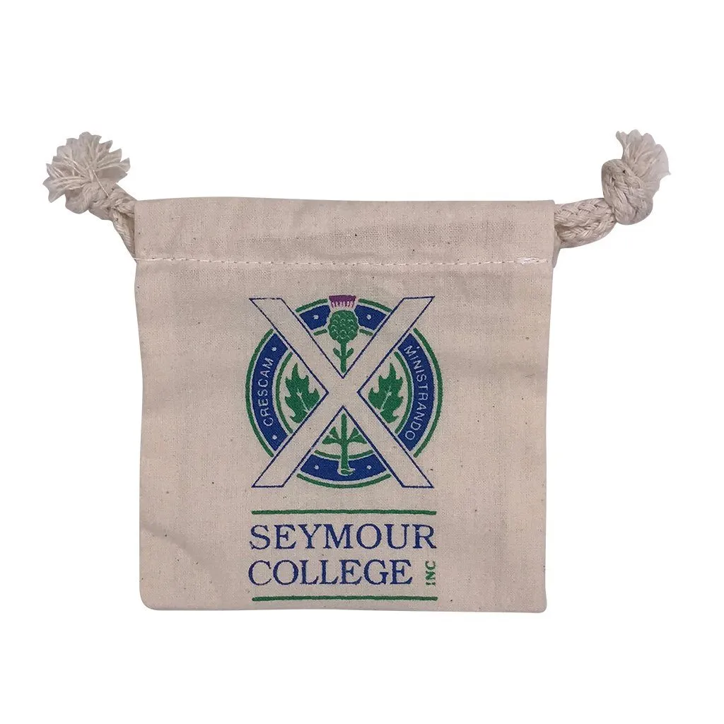 Calico Mini Drawstring  Bag(CA-06)