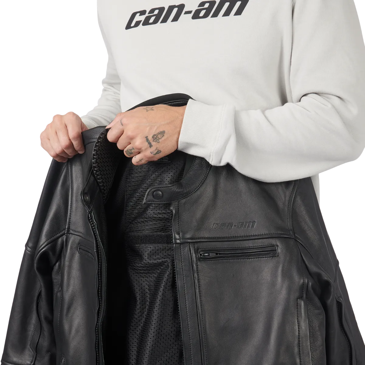 Can-Am Spyder Brode Leather Jacket