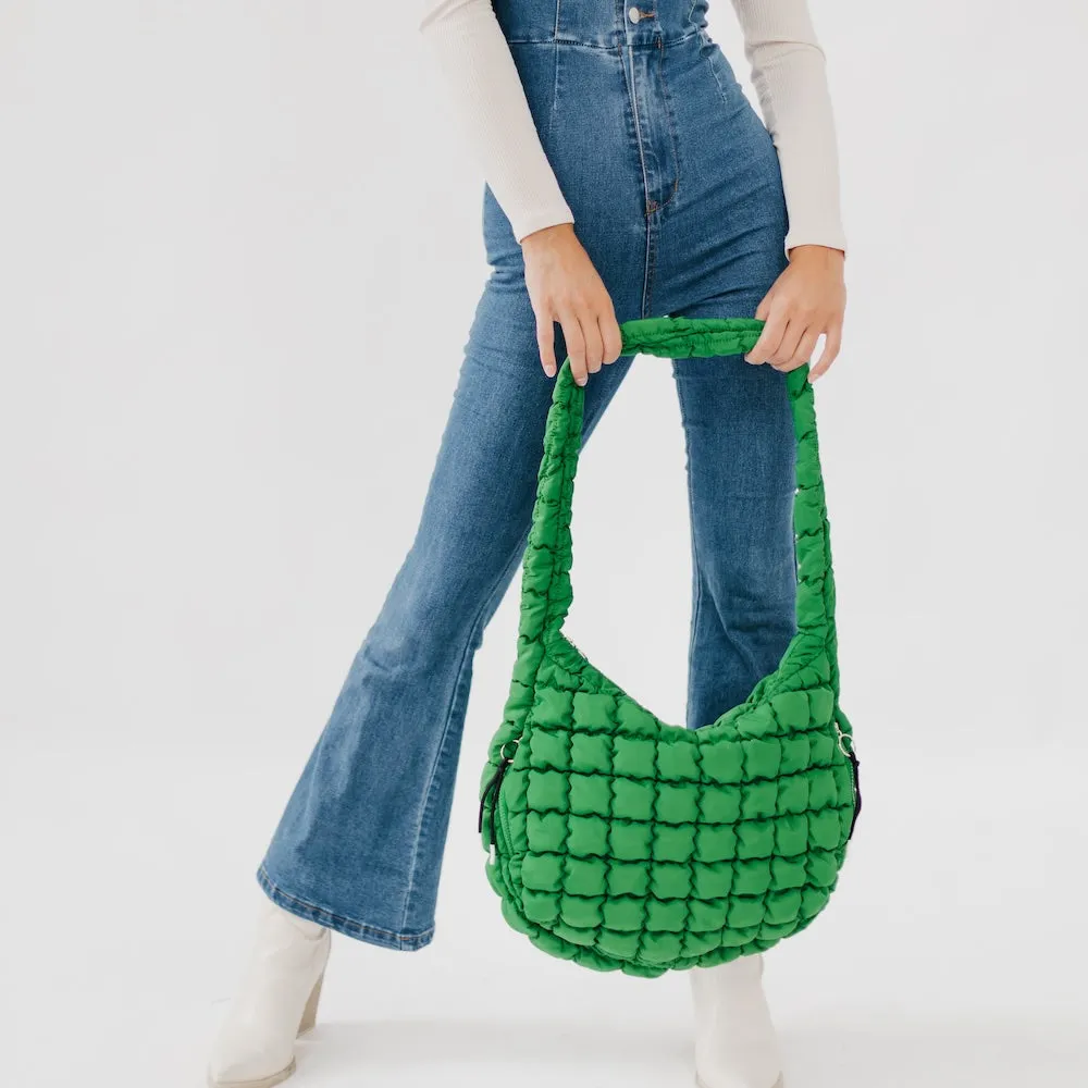 Carmen Quilted Hobo Tote Bag by Pretty Simple