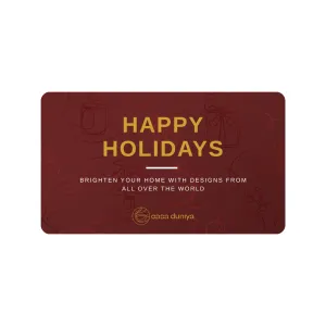 Casa Duniya e-Gift Card - Holiday edition