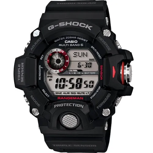 Casio G-Shock Black Master of G Series Rangeman Watch GW9400-1