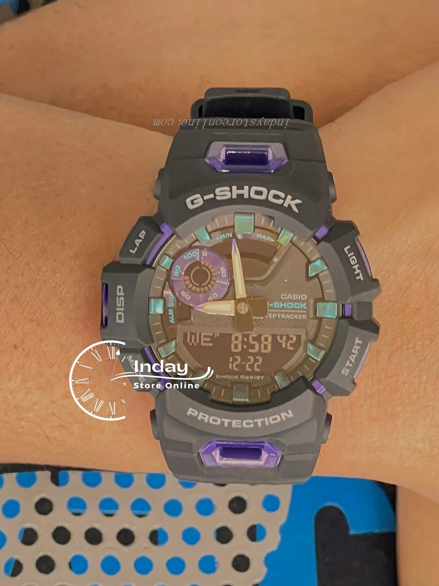 Casio G-Shock Men's Watch GBA-900-1A6 Analog-Digital G-Squad GBA-900 Series Shock Resistant Mobile link (Automatic connection, wireless linking using Bluetooth®) Mineral Glass