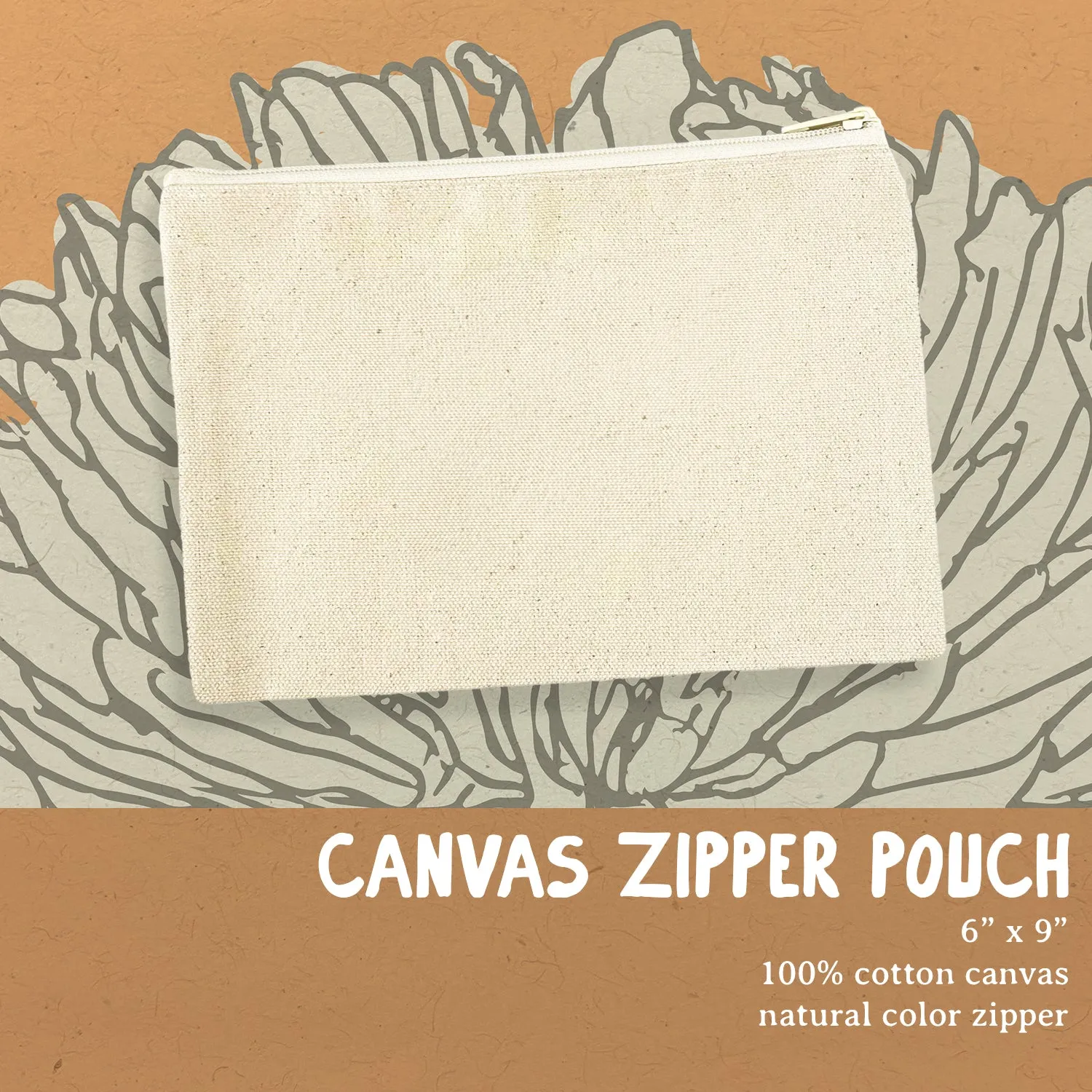 Chef's Kiss - Canvas Zipper Pouch