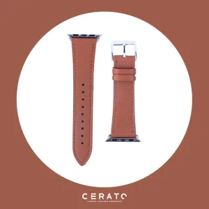 Classic Coffee Leather Apple Watch Band 38mm - 40mm