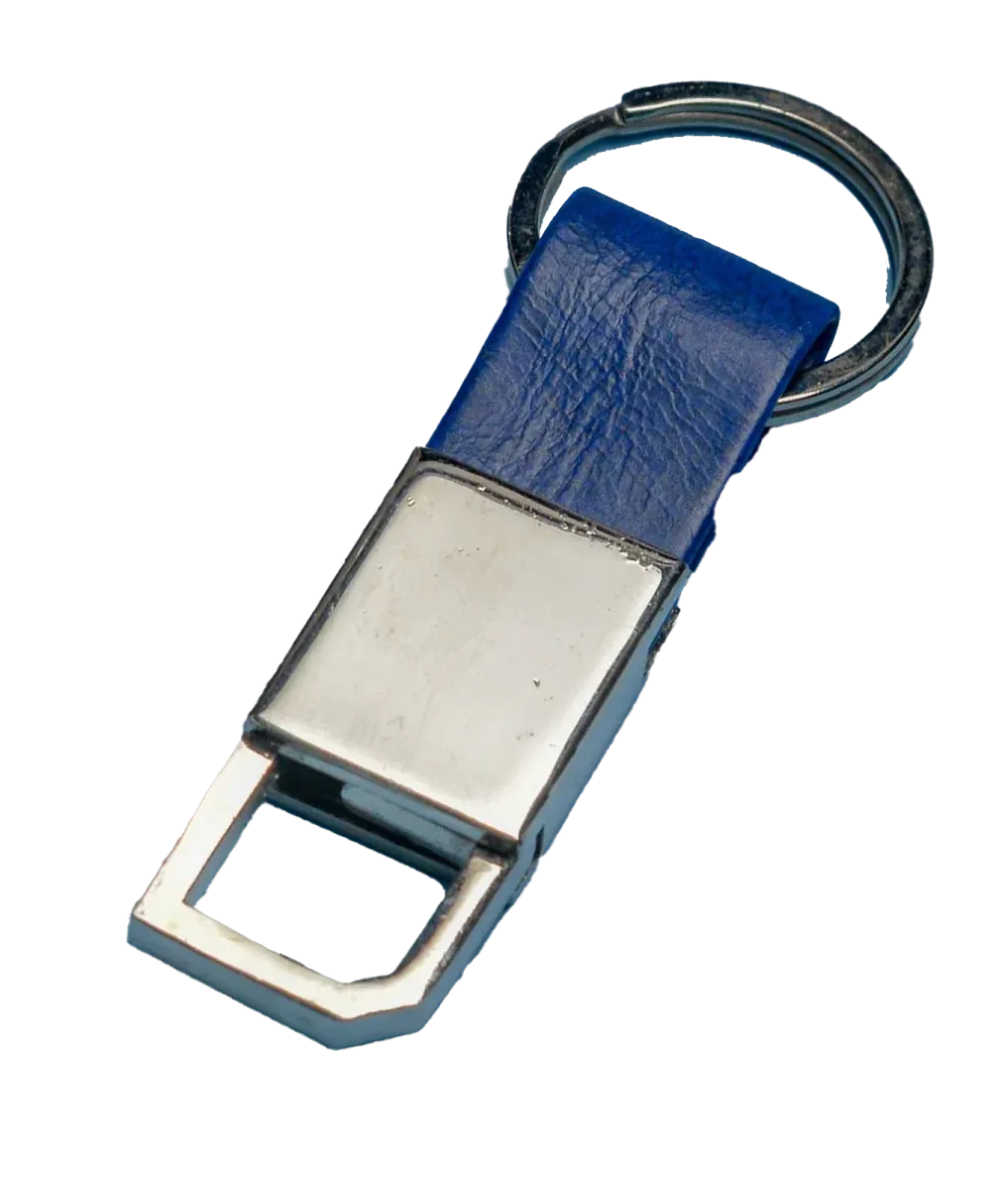 Classy Hardcover Diary   Classic Metal Pen   Classy Leather Metal Keychain   Classy Card Holder - Blue
