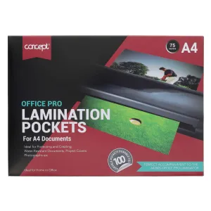 Concept - A4 Laminating Pouches - Pack of 100