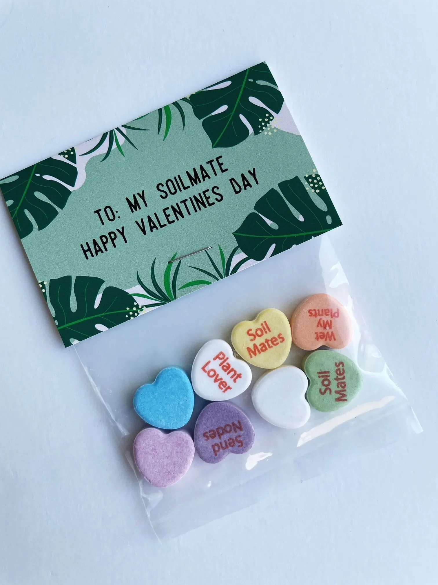 Custom Heart Candy Header Bags (100 Bag Minimum)