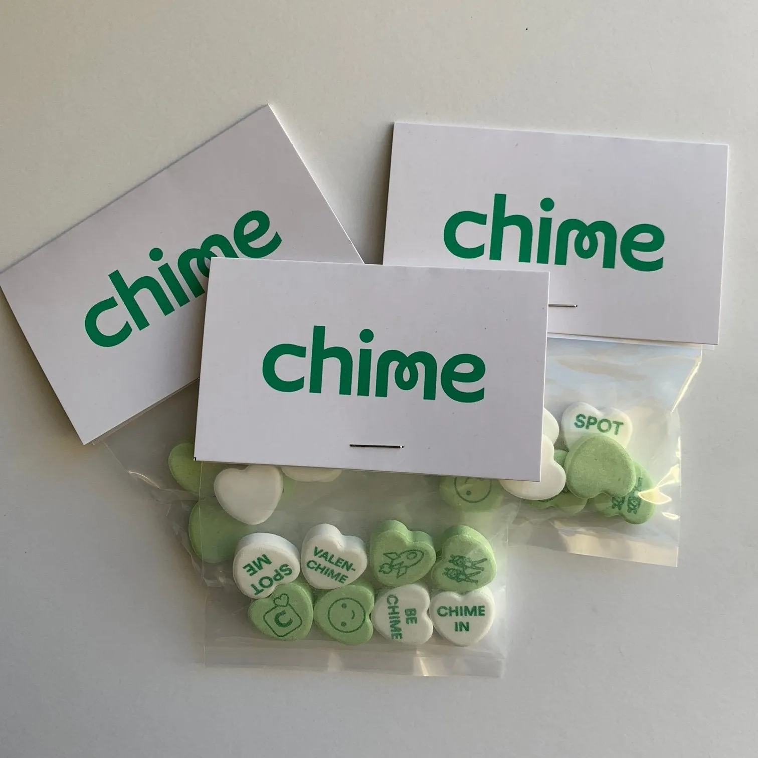 Custom Heart Candy Header Bags (100 Bag Minimum)