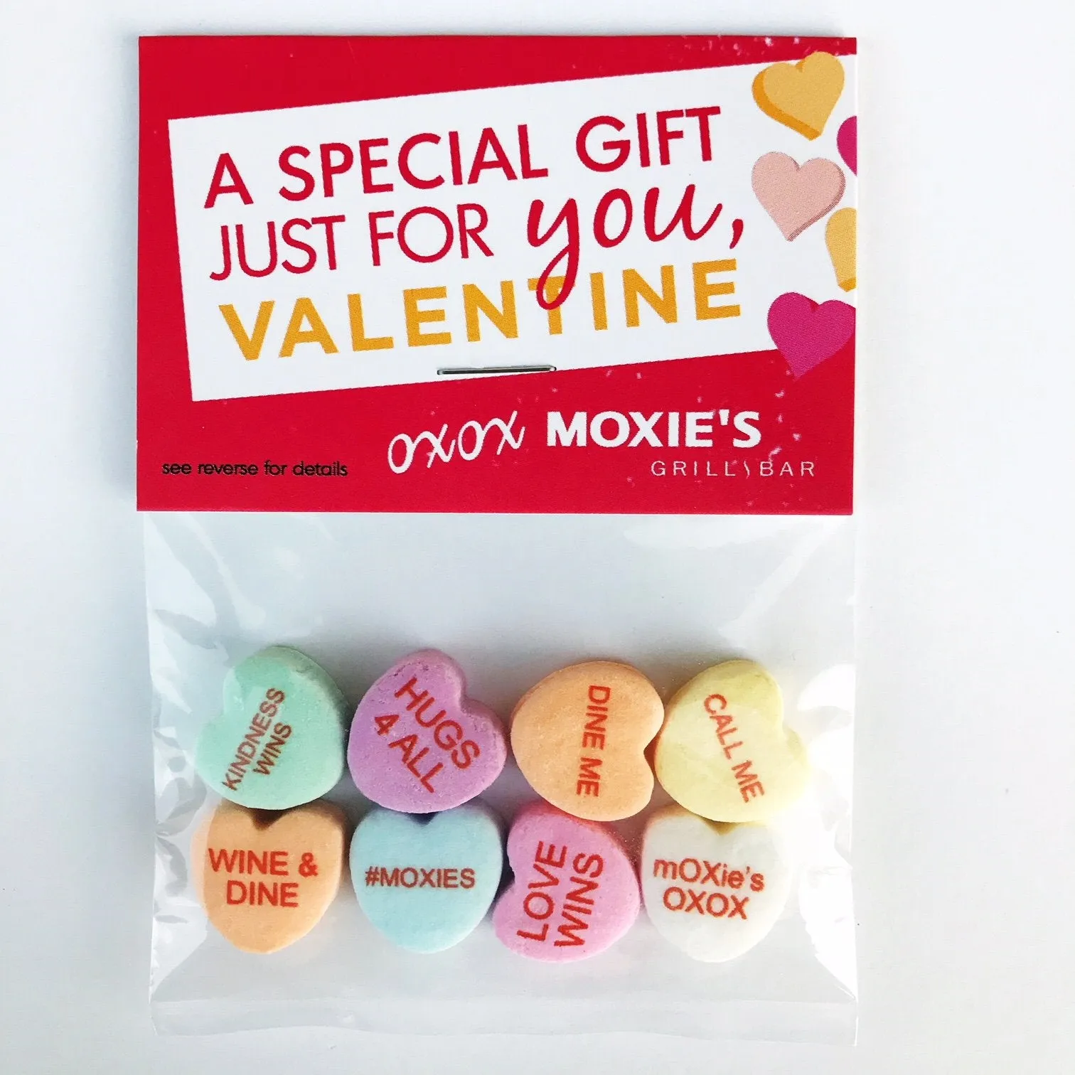 Custom Heart Candy Header Bags (100 Bag Minimum)