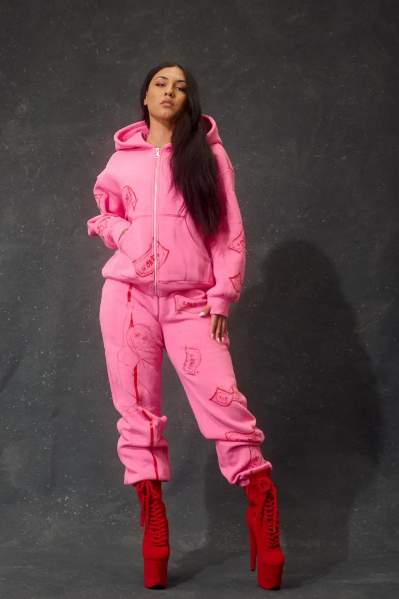 CXIX Printed Anime Pole Dancer Sweatpants - Ep 3 Love of Hustlers
