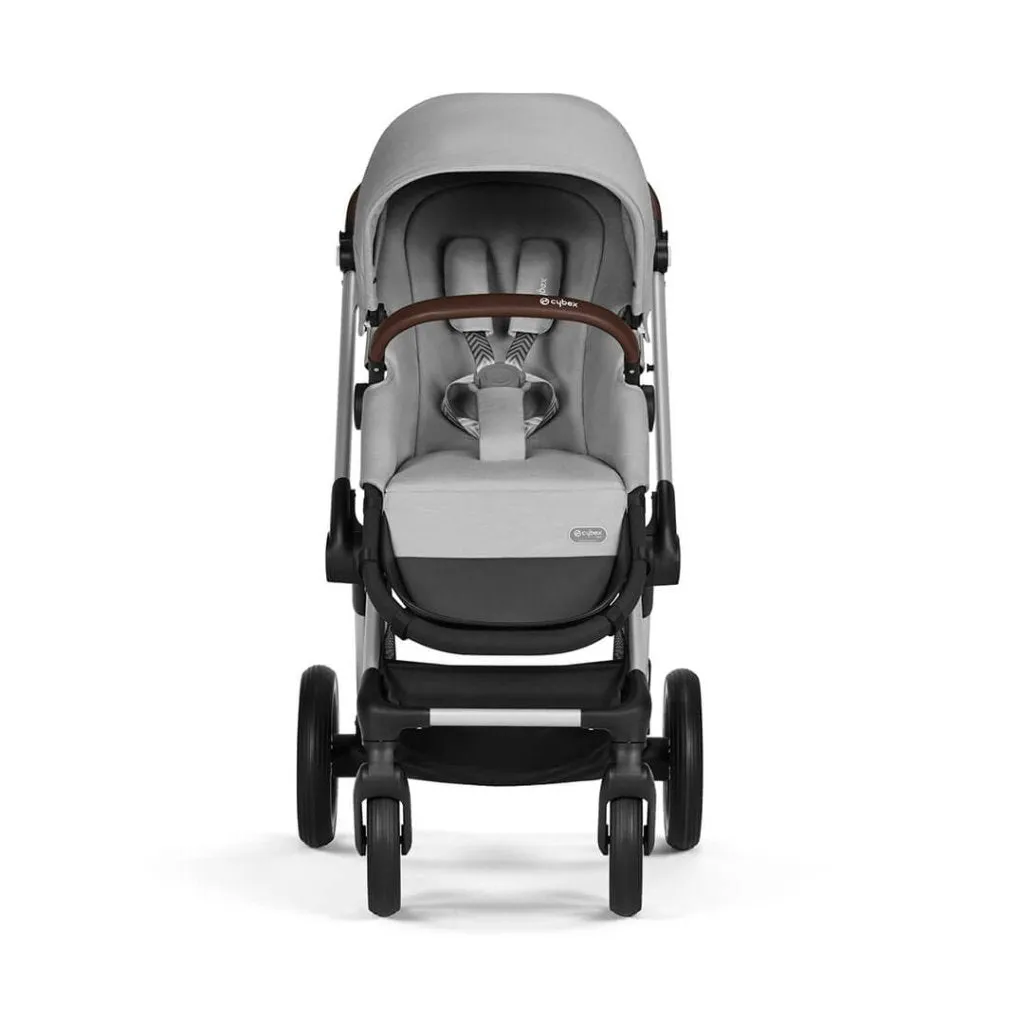 CYBEX EOS Comfort Bundle Travel System with Aton B2 I-SIZE and Snogga Footmuff - Lava Grey